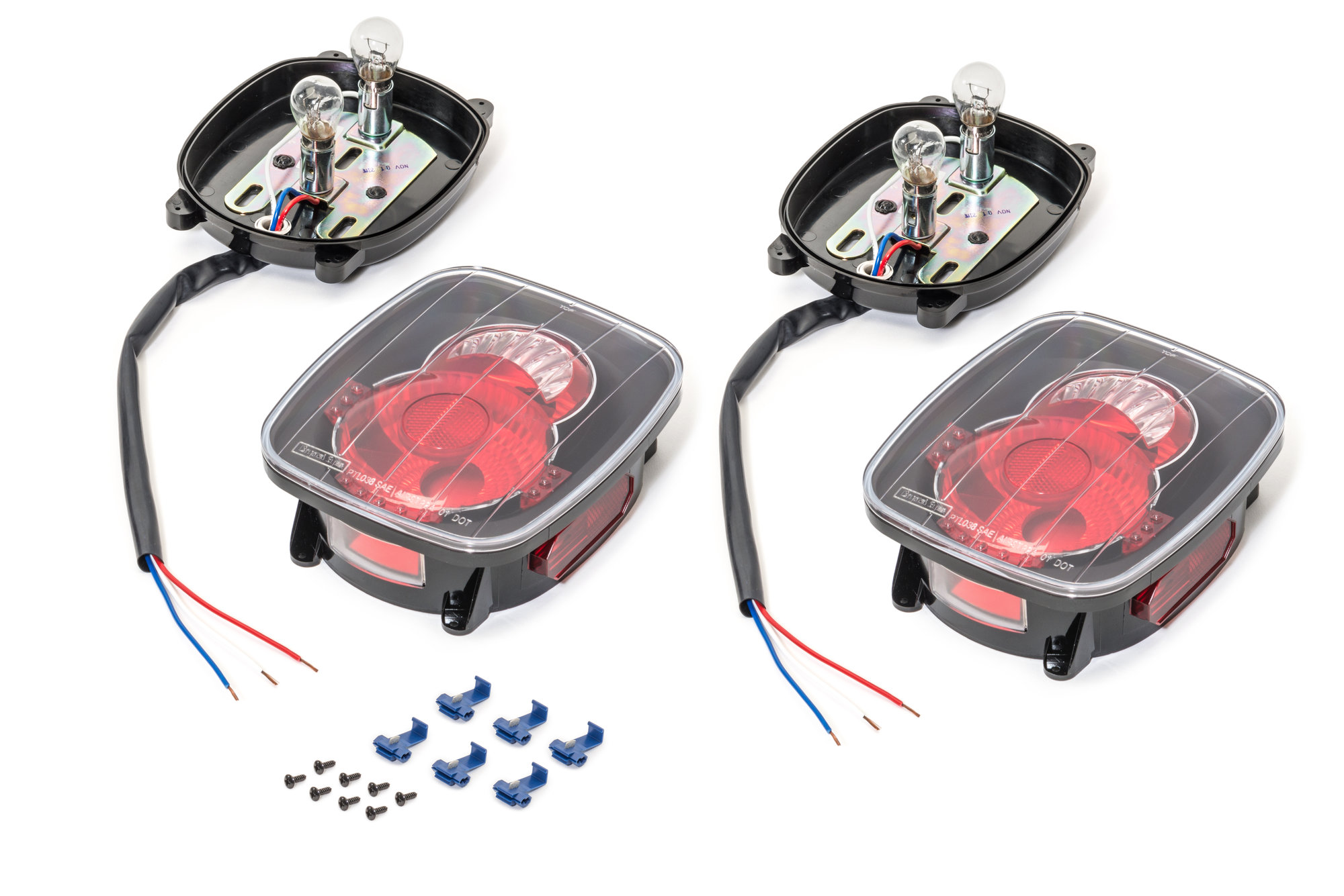 In-Pro Car Wear Crystal Eyes Tail Lights for 87-06 Jeep Wrangler YJ, TJ &  Unlimited | Quadratec